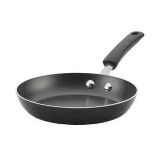 Easy Clean Aluminum Non-Stick Frying Pan - 8 Inch Black - Cookware pf as safe cookware healthy cookware copper cookware pink potsandpans