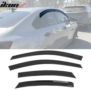 Window Visors Vent Rain Sun Guards for Kia Forte 2019-2024 4PCS Tape on