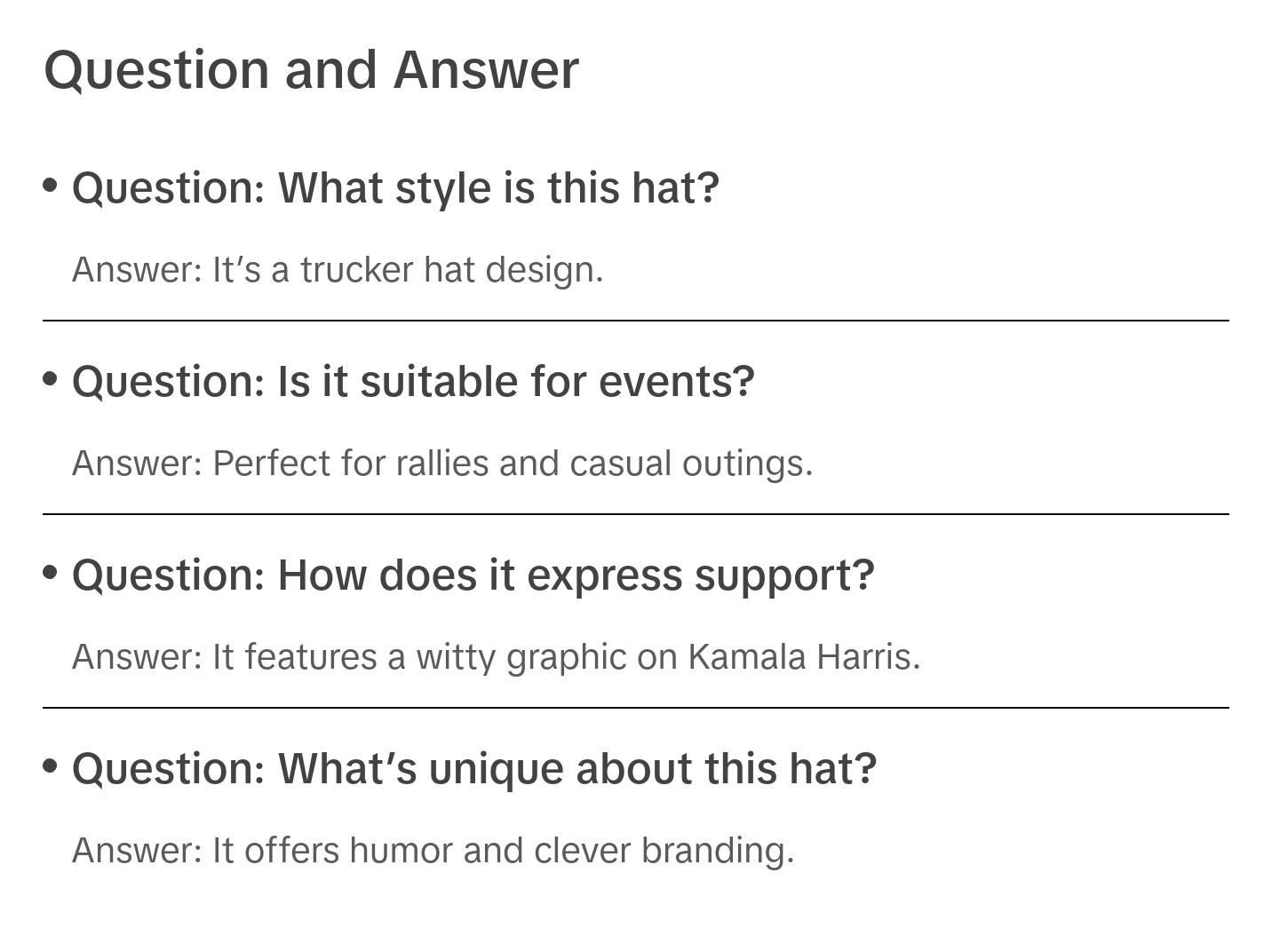 Comma La Hat - Kamala Harris Trucker Hat