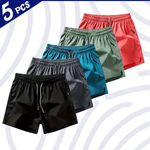Amazing value for money!Men’s ice-feel shorts, pack of 5 — comfortable experience + versatile styling, guaranteed lock-down for sports enthusiasts!