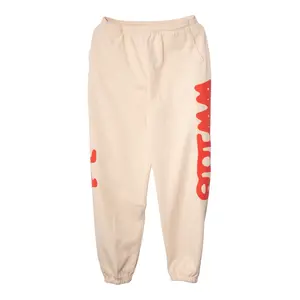 Spider Worldwide Beluga Logo Sweatpants Creme Red