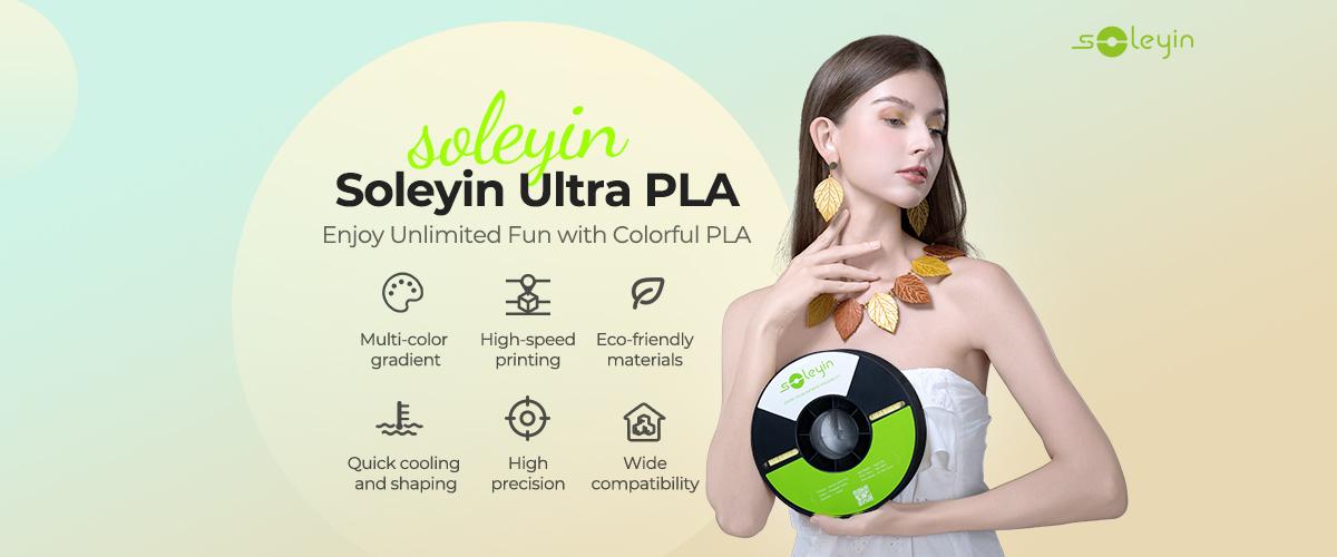 Creality Soleyin Ultra PLA 3D Printing Filament 1.75 1kg for 300mm/s High Speed