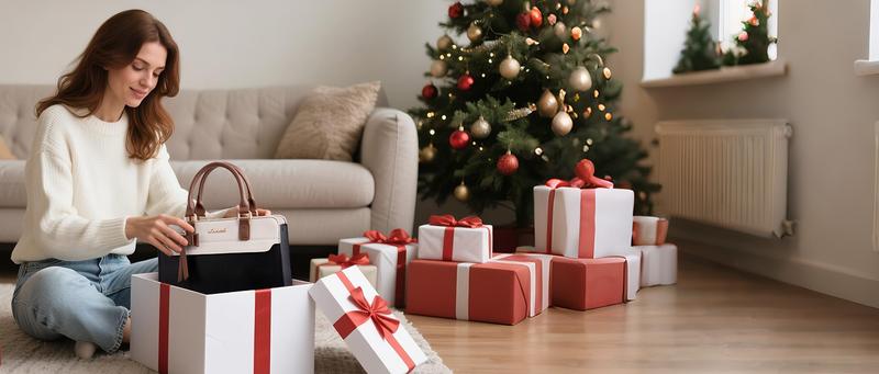 LOVEVOOK 11.5inch Small Handbag for Women, PU Leather Tote Bag, Bow-decorated Wallets, with Adjustable and Detachable Shoulder Straps, Satchel Shoulder Crossbody with Zipper,Perfect Gift Choice,Christmas Gift Ideas TikTokShopBlackFriday