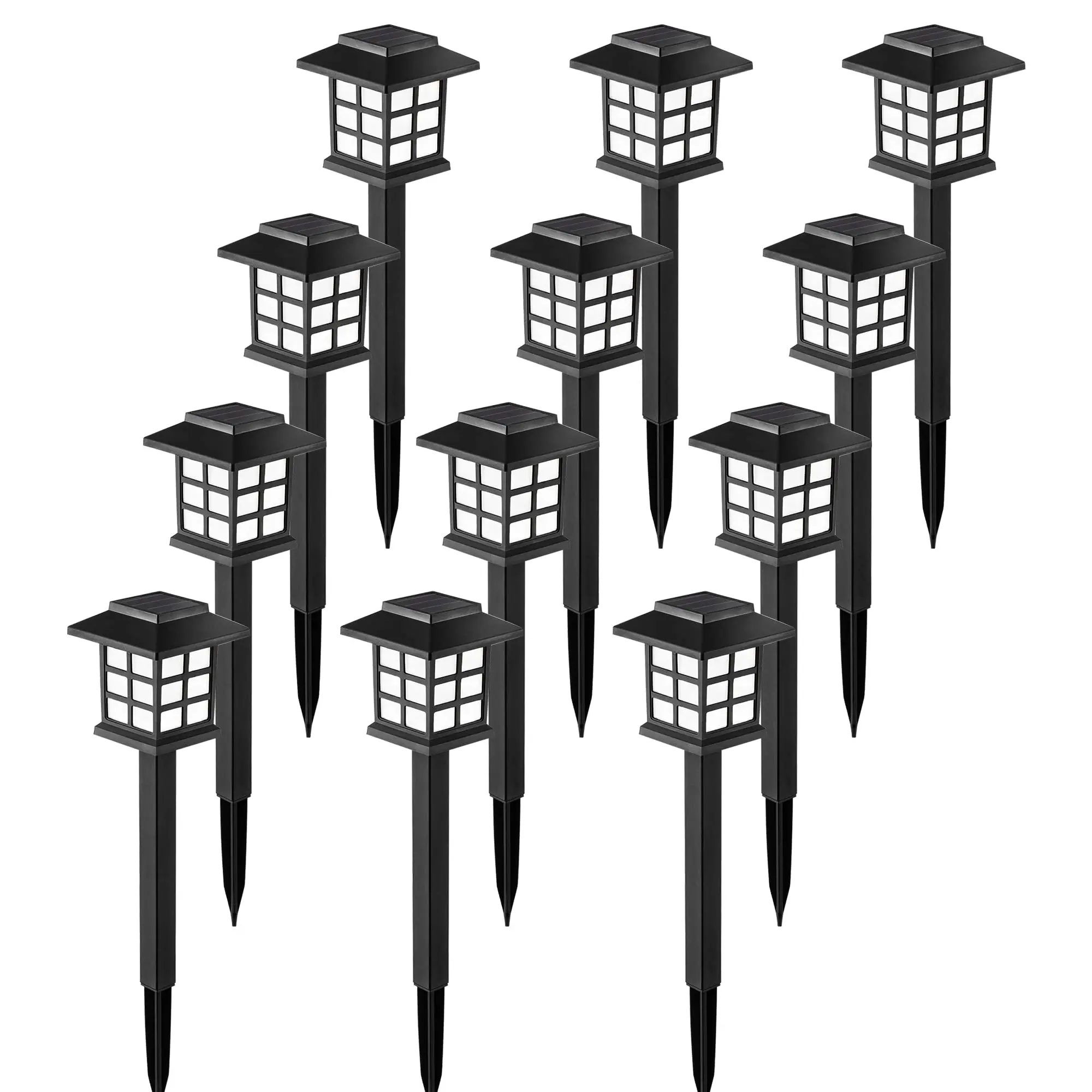 Solar Garden Lights Outdoor Waterproof Landscape LED Lights Pathway Yard