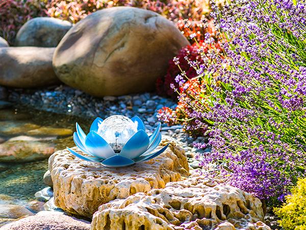 【Spring Glow Up】Gigalumi lotus flower garden decor for home improvement and garden supplies