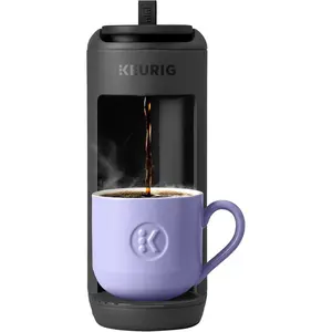Compact Single Serve Coffee Maker for Small Spaces, Portable K Cup Pod Brewer for Dorms and Offices, Fast Fresh Coffee with Simple One Touch Operation, Everyday Kitchen Essential and Convenient Gift Idea