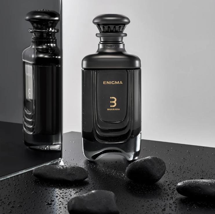 Bharara ENIGMA Eau De Parfum Unisex 3.4oz - Scent of Saffron, Oud, Bulgarian Rose, Amber, and Tonka Bean - Long-Lasting Fragrance for Adults