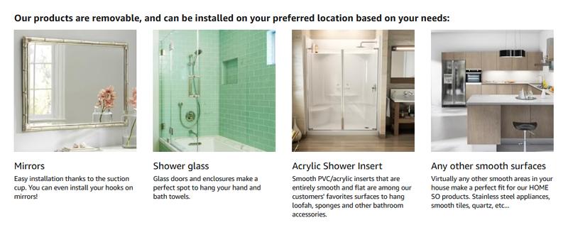 Decerk 2 PCS Suction Cup Hooks christmas gift Gadgets Kitchen home essentials suction Hooks bathroom accessories Waterproof Reuseable for Shower Bathroom Towel Hooks Shower Hooks Holders Shower Hooks Hanging Towels Loofah Robe Decerk 2 PCS Suction Cup Hooks christmas gift Gadgets Kitchen home essentials suction Hooks bathroom accessories Waterproof Reuseable for Shower Bathroom Towel Hooks Shower Hooks Holders Shower Hooks Hanging Towels Loofah Robe