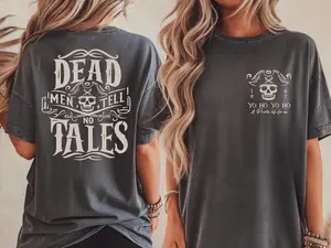 Comfort Colors® Pirates Of The Caribbean, Vintage Pirates Shirt, Dead Men Tell No Tales Shirt, Retro 90s Pirates Shirt Clothes