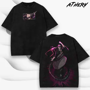 Kenjaku Suguru Geto Yuta Okkotsu Anime Streetwear Graphic T-shirt Hoodie Sweatshirt Tanktop Menswear Cotton Oversized Crewneck Aesthetic Manga Cursed Spirit Manipulation Pump Cover Urban Vintage Washed Retro Tee High-End Heavyweight Apparel US Stock