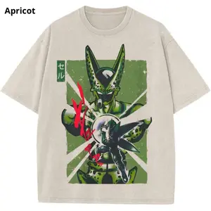 Green Energy Warrior Graphic T-Shirt – Retro Anime Style Tee, Classic Streetwear Y2K Unisex Top, Gift for Anime Fans