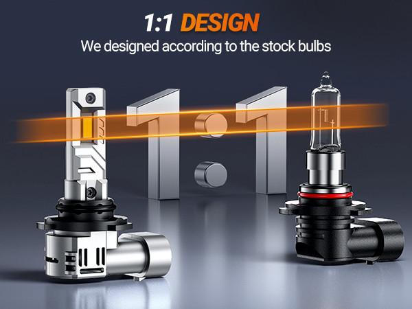 2012 Honda Civic 9006/HB4 80W 6500K White IP68 LED Headlight Bulbs 2PCS SEALIGHT X1S