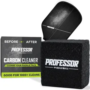 Carbon Cleaner for Table Tennis & Pickleball - Raw Carbon Fiber Paddle Eraser with Soft Rubber, Removes Grime, Makes Paddle Look New, Regains Ball Spin