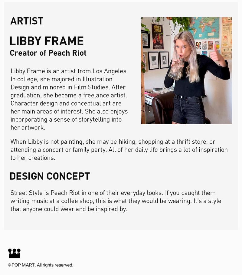 POP MART Peach Riot Rise Up Series Figures, Blind Box