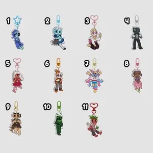 Dandy's World Acrylic Charm Keychains