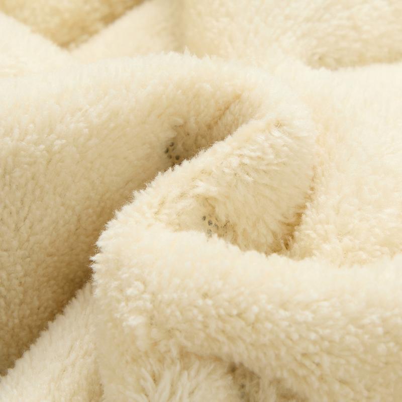 Men's Autumn Winter Warm Vest Fleece Lined Wool Regular Fit Polyester Zipper Design Easy Care Casual Style Medium Men's Solid Color Cardigan Round Neck