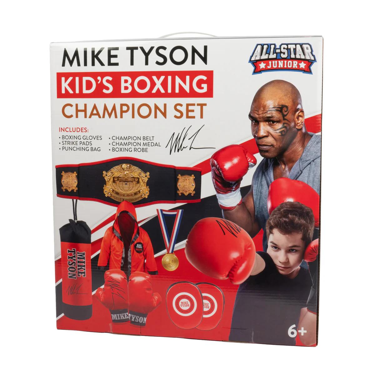 Mike Tyson Kids Boxing Set, Includes Boxing Bag with Stand for Kids, Fun and Engaging Training Gear