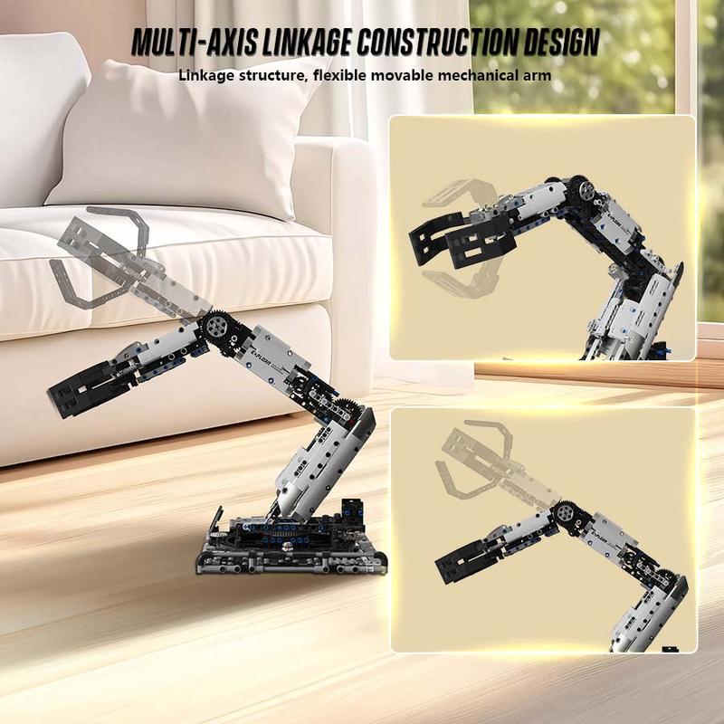 STEM Educational Magnetic Building Blocks 784Pcs Remote Control Technic Robotic Arm with Ultra-Smooth Power Gears & High-Efficiency Gripping Claws Perfect Gift for Kids Ages 6+ Fantastic Christmas and Birthday Gift! STEM Educational Magnetic Building Blocks 784Pcs Remote Control Technic Robotic Arm with Ultra-Smooth Power Gears & High-Efficiency Gripping Claws Perfect Gift for Kids Ages 6+ Fantastic Christmas and Birthday Gift!