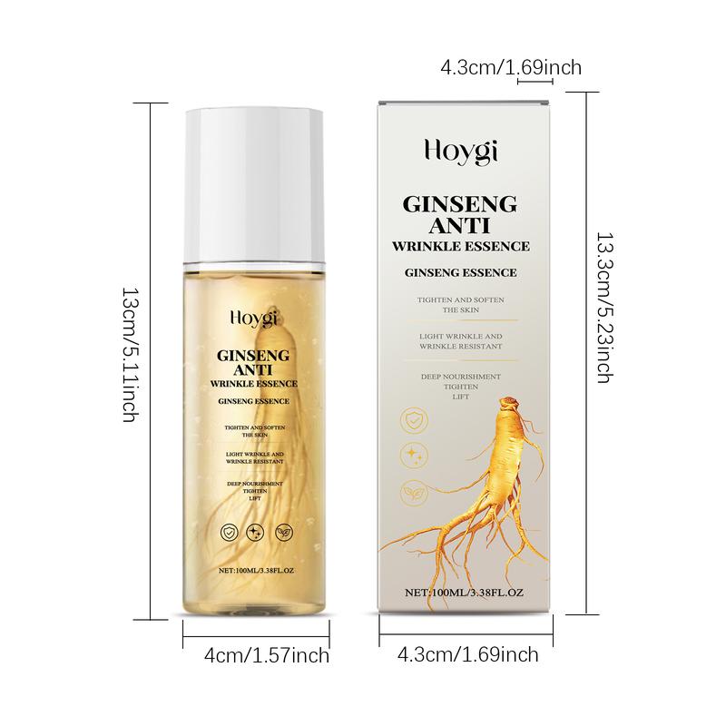 Ginseng Facial Serum, firms the skin, a natural moisturizing facial serum, a hydrating skincare product for both men and women, brightening and moisturizing serum.