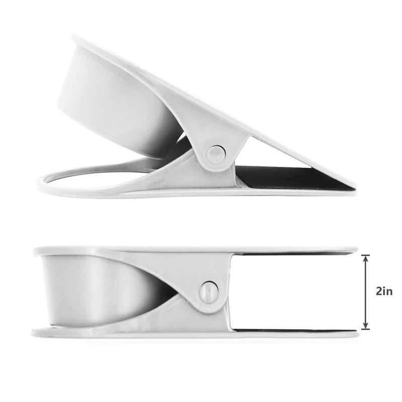 Drinking Cup Holder Clip, Desk Drink Holder with Clip for Water, Soda, Coffee Mug (White)