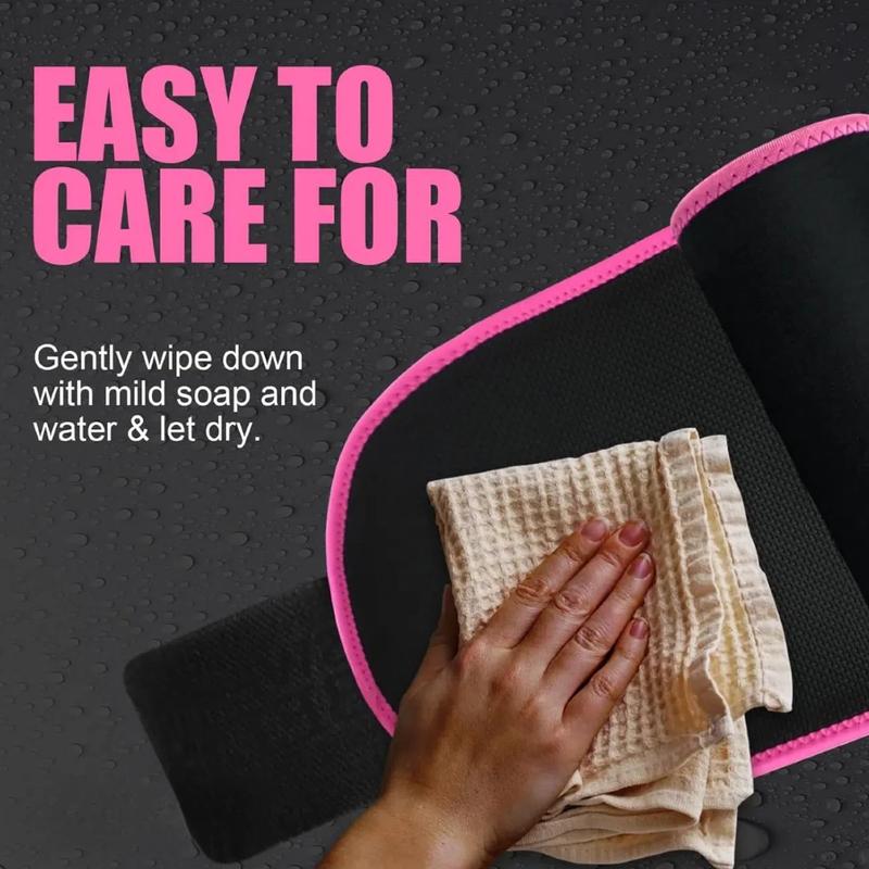 GETBED Classic Sweat Waist Trimmer for Women & Men Black/Pink CR Neoprene with Neo-Sweat Technology for High Intensity Training Gym Workouts Fitness Layer Waist Trainer Belt Exercise Waistband 2 Adjustable Sizes Choose Color GETBED Classic Sweat Waist Trimmer for Women & Men Black/Pink CR Neoprene with Neo-Sweat Technology for High Intensity Training Gym Workouts Fitness Layer Waist Trainer Belt Exercise Waistband 2 Adjustable Sizes Choose Color