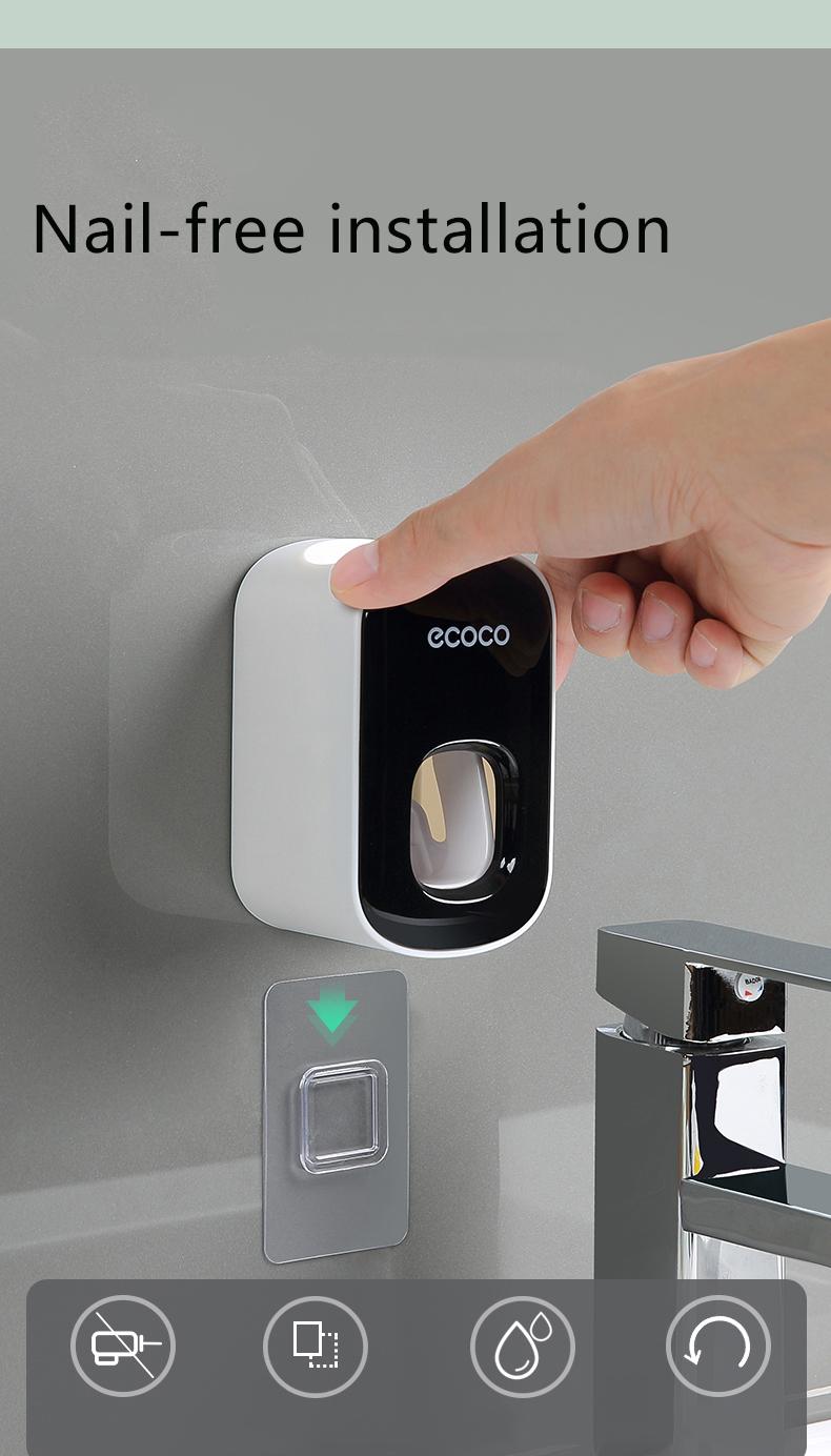 Wall Mounted Automatic Toothpaste Holder