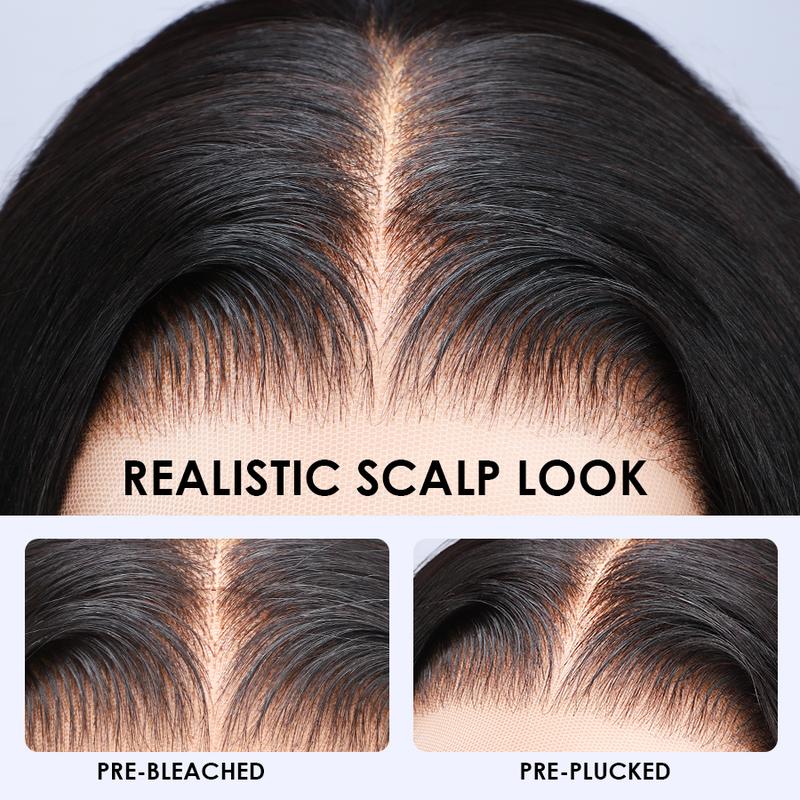 Cynosure 280 Density Lace Front Wig Human Hair Pre Plucked Pre Bleached HD Lace Frontal 13x6 FUll Lace Body Wave Wig With Baby Hair Affordable Human Hair Wigs For Women