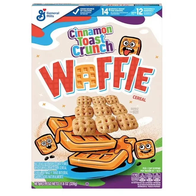 Cinnamon Toast Crunch Waffles Cereal 1 Box 338 g