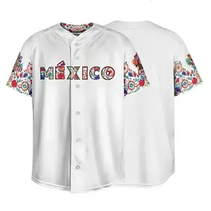 Jersey Serie del Caribe Blanco/Flores Caballero 2026