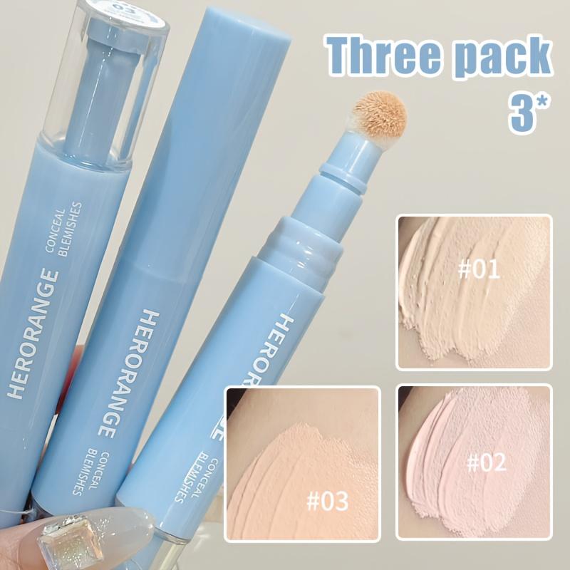 HERORANGE 3-Pack Lightweight Concealer Contour Sticks - Makeup
