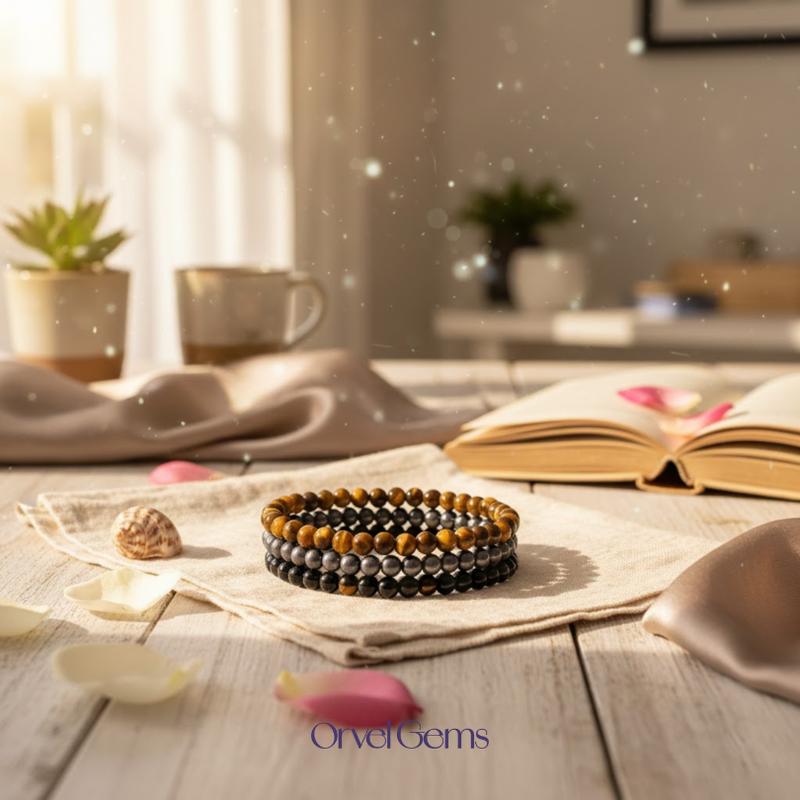 Protect Your Energy Healing Crystal Bracelet Stack | 4mm Protection Stone Beads | Unisex Jewelry for Men & Women Stackable Protect Your Energy Healing Crystal Bracelet Stack | 4mm Protection Stone Beads | Unisex Jewelry for Men & Women Stackable