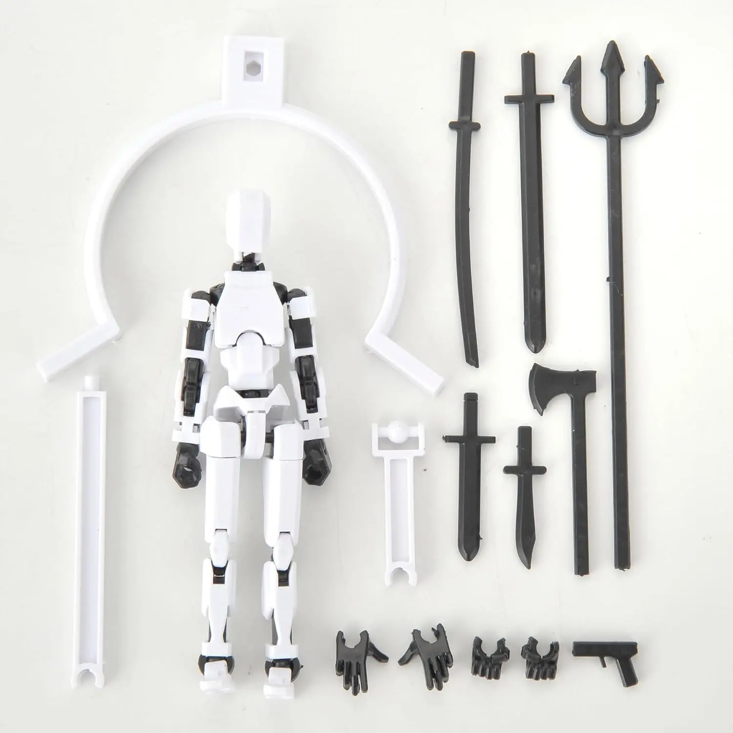 PowerTRC T13 Dummy Action Figure – Dummy Multi-Jointed Movable Titan Lucky 13 Collectible Toy