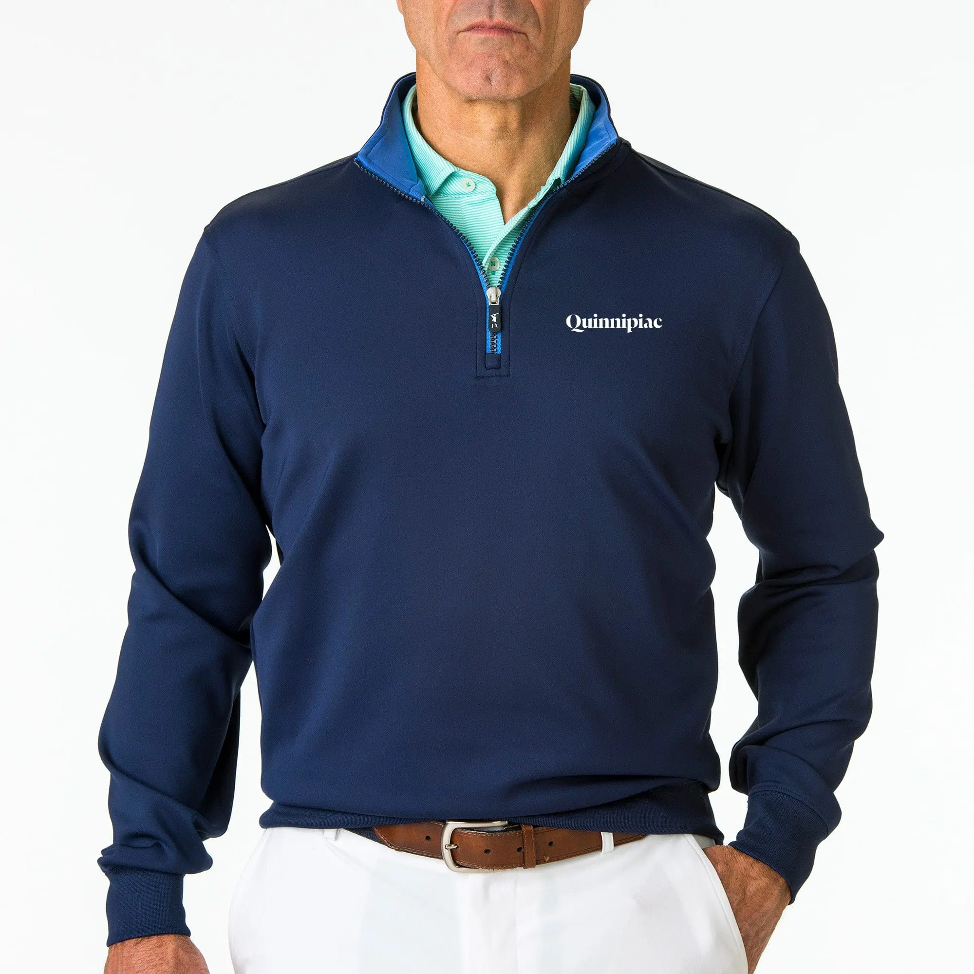 Quinnipiac | Caves Quarter Zip Pullover | Collegiate
