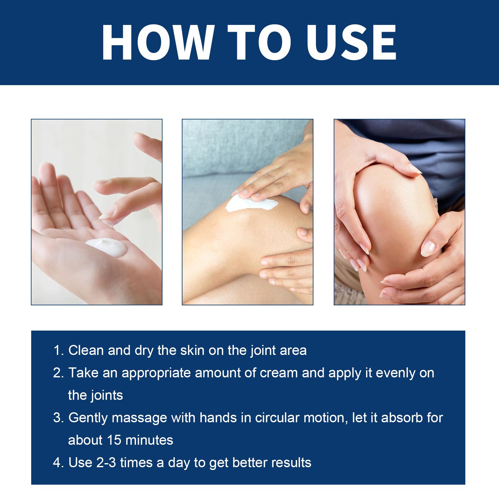 Joint and Muscle Pain Relief Cream Fast Soothing Herbal Formula for Knee Lumbar Back Shoulder and Neck Long Lasting Daily Body Care Massage 50g Joint and Muscle Pain Relief Cream Fast Soothing Herbal Formula for Knee Lumbar Back Shoulder and Neck Long Lasting Daily Body Care Massage 50g