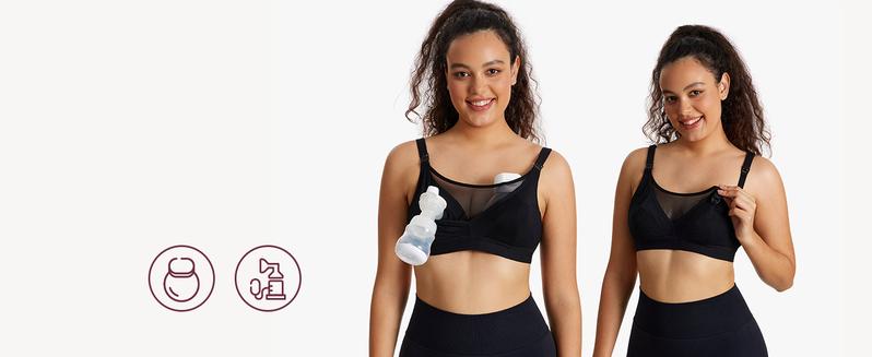 Momcozy Nursing Bras for Breastfeeding, HF018 Seamless Ultra Comfort Maternity Bra, Natural Shape, Pregnancy Sleep Bralette tiktok shop maternity  undies