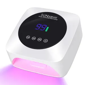 Professiona Curing Lamp Rechargeable Nail Lamp With 3 Timer Settings, Smart Auto Sensor, 57 LED Beads & Power Bank Function For Gel Polish Curing