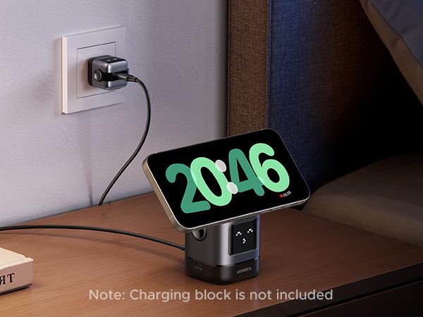 UGREEN Uno 2-in-1 Qi2 Magnetic 15W Fast Charging Wireless Charger, Foldable Charging Station, Compatible with iPhone 17/16, Airpods (No AC Adapter),  ,TikTokShopBlackFriday ,TikTokShopJumpstartSale