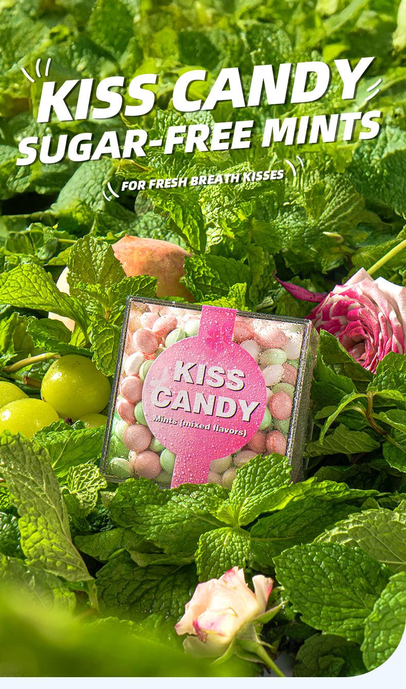 【Promotional Event】Sugar-Free Mint Candies in Square Box for Fresh Breath