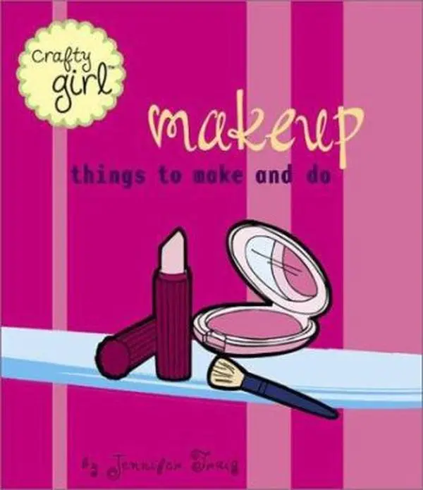 Used "Crafty Girl: Makeup - Things to Make and Do" Paperback Book by Jennifer Traig, with Looks, Glosses, Hints for School & Educational Supplies