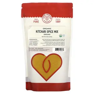 Pure Indian Foods Organic Kitchari Spice Mix, Ground, 8 oz (226 g)