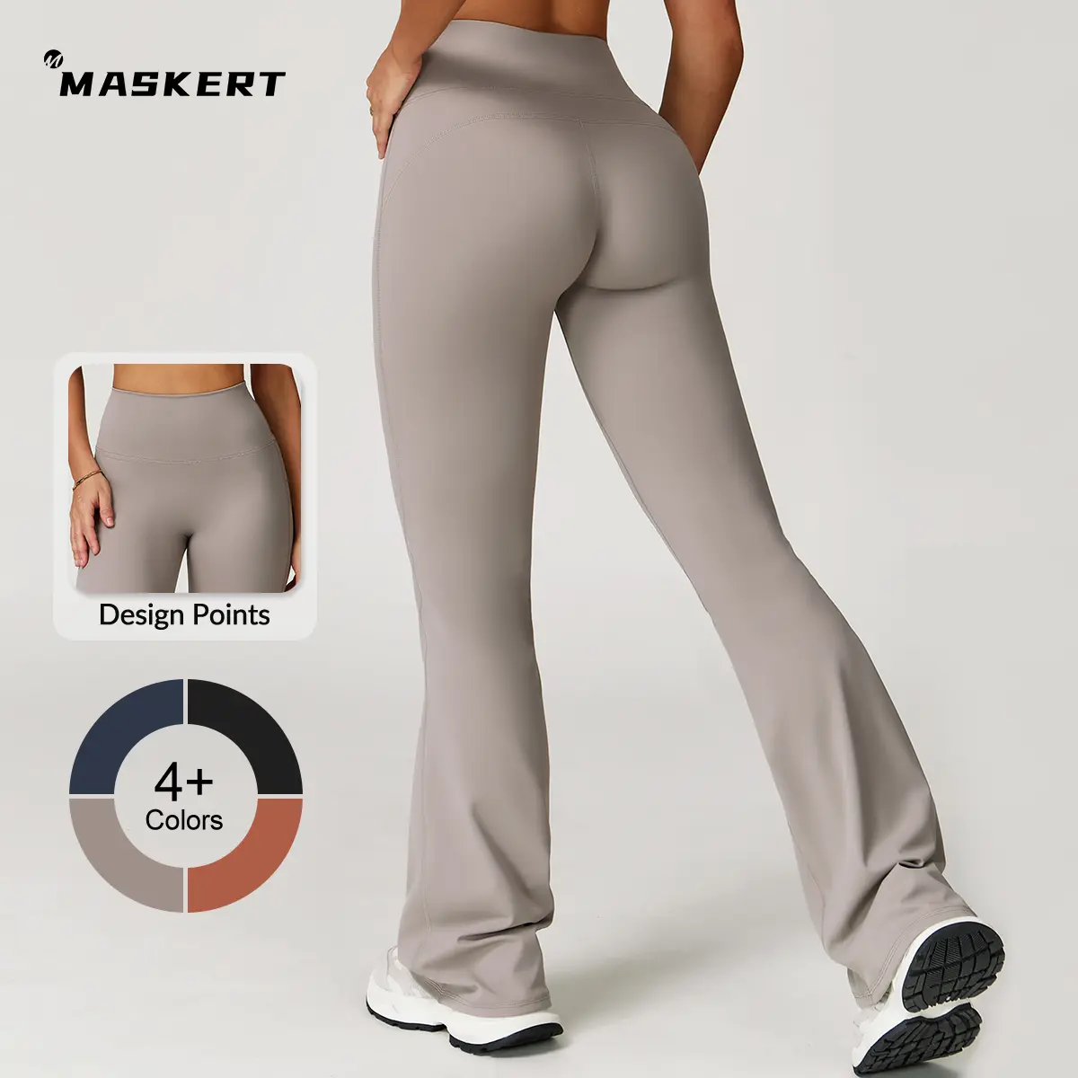 MASKERT Women's High Waisted Leggings Tummy Control Butt Lifting for Training & Casual Wear summerwins Activewear For Fitness Gym Sportswear Bottoms tiktokshopbacktoschool