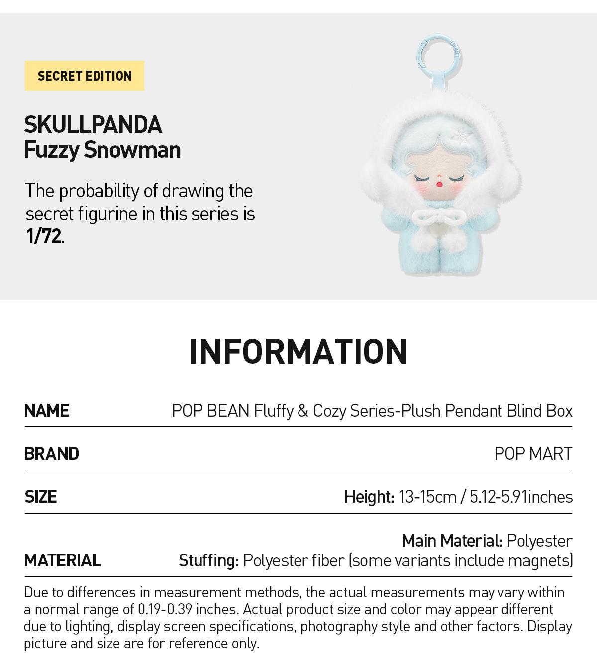 unboxing - POP BEAN Fluffy & Cozy Series-Plush Pendant Blind Box