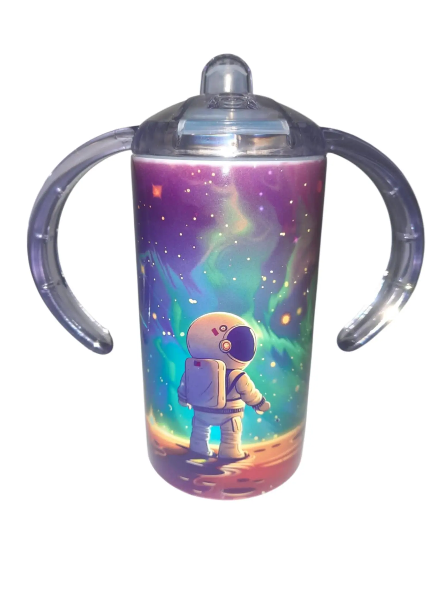 12oz Kids Astronaut Space Tumbler Sippy Cup