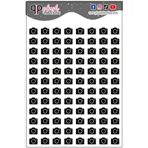 Camera Icon Planner Stickers, Photo Photography Session Tracker