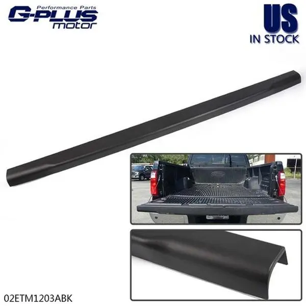 High Quality Painted Plastic Tailgate Cap Molding Protector Cover, Chrome Trim Vehicle Body Kit Accessories for 2008-2016 Ford F250-F350 Super Duty Pickup Truck Accessories