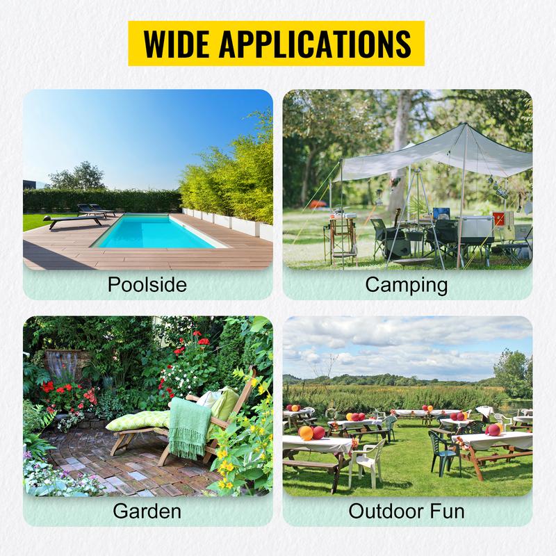 VEVOR Outdoor Storage Box, TikTokShopBlackFriday, 100/150/230 Gallon Waterproof PE Tarpaulin Deck Box w/Galvanized Frame, All-Weather Protection & Portable, for Camping, Garden, Poolside, and Yard, Black & Green Organiser VEVOR Outdoor Storage Box, TikTokShopBlackFriday, 100/150/230 Gallon Waterproof PE Tarpaulin Deck Box w/Galvanized Frame, All-Weather Protection & Portable, for Camping, Garden, Poolside, and Yard, Black & Green Organiser