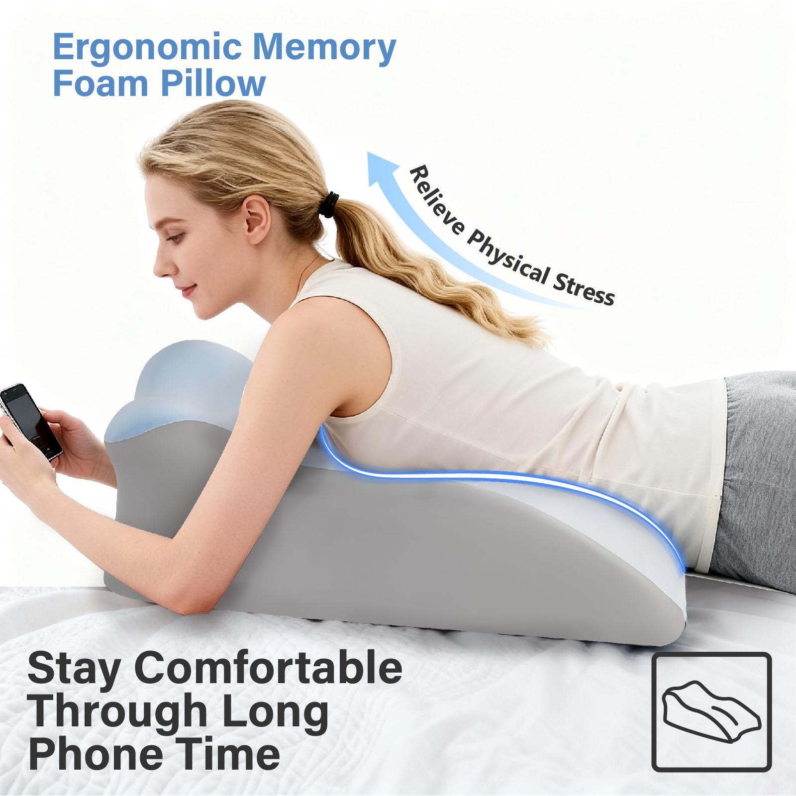 Memory Foam Pillow, Ergonomic Design Versatile Used,for Neck, Back and Leg Support, Suitable for Face Down Reading pillow, Soft and Comfortable Fabric, Multi Purpose, Removable, SleepingPillow Home, Sofa,Living Room, Bed Gift Memory Foam Pillow, Ergonomic Design Versatile Used,for Neck, Back and Leg Support, Suitable for Face Down Reading pillow, Soft and Comfortable Fabric, Multi Purpose, Removable, SleepingPillow Home, Sofa,Living Room, Bed Gift