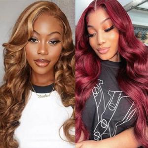 40Inch 13x4 Body Wave Lace Front Wigs Human Hair Pre Plucked 13x4 Frontal Wigs Human Hair HD Lace Body Wave Wig 100% Human Hair Wigs For Women 180% Density