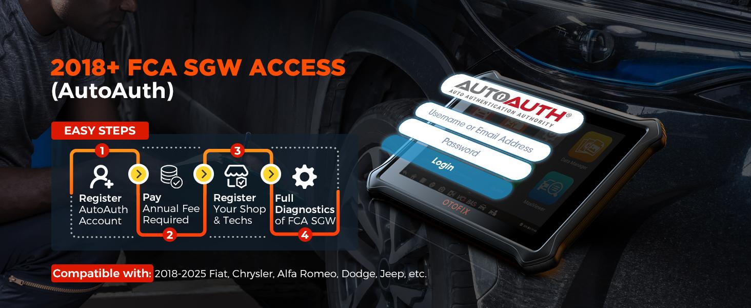 OTOFIX D1 Lite Bidirectional Scan Tool, Bluetooth OBD2 Scanner Diagnostic Tool, 2 Years Free Update, 38+ Services, CANFD & DoIP Protocols, All System Diagnoses, ABS Bleeding, Auto VIN