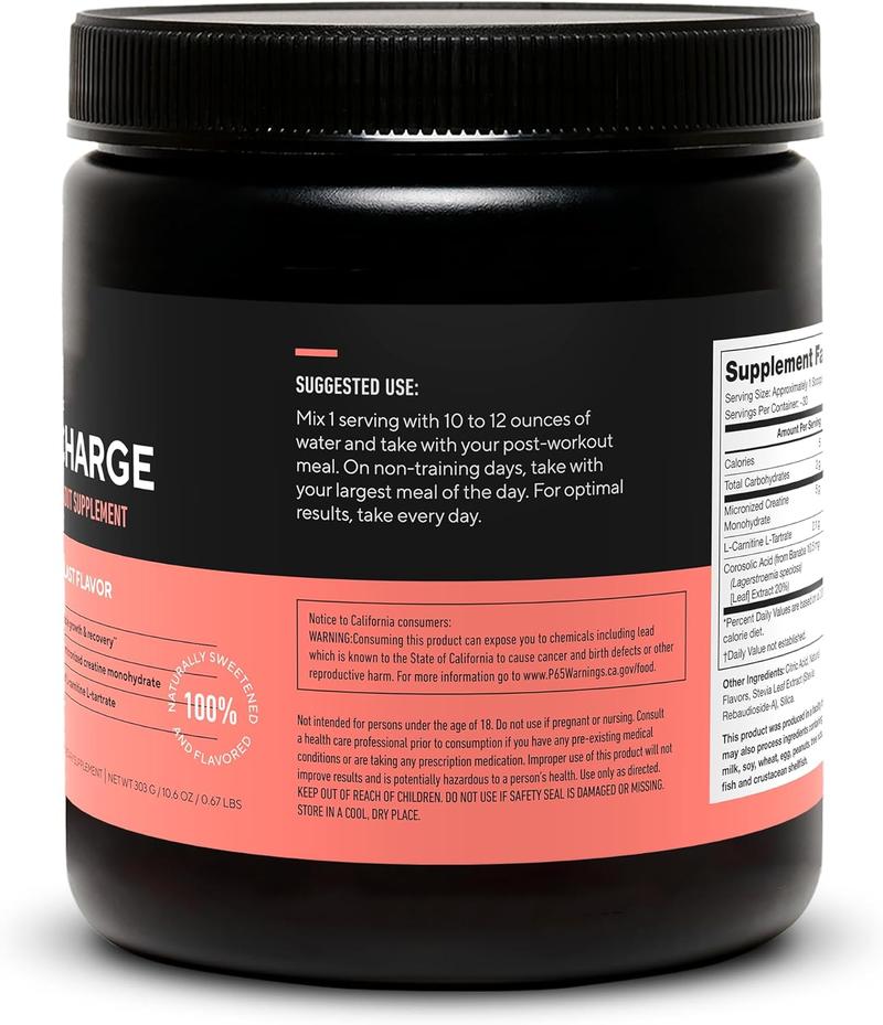 Legion Recharge Post-Workout Recovery Supplement - 60 Servings (Blue Raspberry)